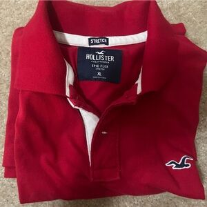 Red Polo- Hollister